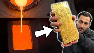 Making a PERFECT 10 Kilogram Gold Bar [upl. by Meikah]