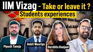 IIM Vizag Admissions team  Campus life  should I take it or NOT  Placements [upl. by Boser]