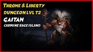 Throne amp Liberty  Carmine rage Island T2 Guida ITA [upl. by Aisatsanna459]