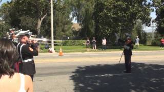 1st Marine Division Band at Salute to Veterans Parade [upl. by Ahs797]