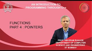 Lecture 10  Functions Part 4  Pointers [upl. by Rahcir]