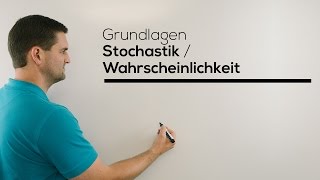 Stochastik Grundlagen Wahrscheinlichkeit Mathe by Daniel Jung [upl. by Zoltai]