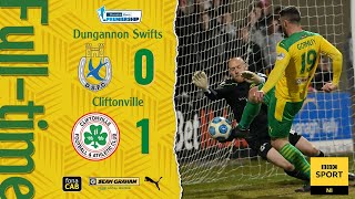 HIGHLIGHTS  Dungannon Swifts 01 Cliftonville [upl. by Lebisor822]