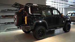 2024 BAIC BJ40 Black External Internal Space Detailed Video 4K [upl. by Enelrak]