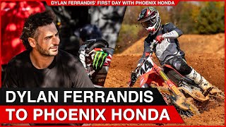 Dylan Ferrandis First Day with Phoenix Honda [upl. by Evod414]