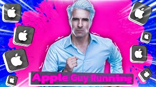 Apple Guy Running meme Where is this guy running [upl. by Gurney707]