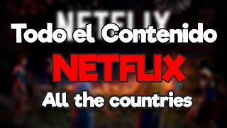 ✅Ver Netflix de otro Pais USA Europaetc todo el contenido desbloqueado 📺 [upl. by Adikram]