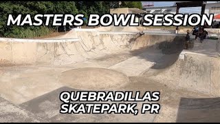 Quebradillas Skatepark Master Bowl Session [upl. by Tengler]