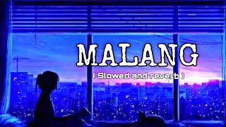 MALANG  Slowed and reverb  song  New Song  trending song [upl. by Manchester]