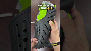 Crocs Echo Slide ‘BLACK’ unboxing recoveryslide running run recover echoslide crocsph [upl. by Idet]