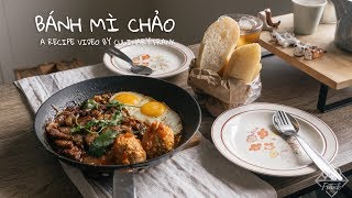 BÁNH MÌ CHẢO  ASMR Cooking  Culinary Frank [upl. by Anelrahc]