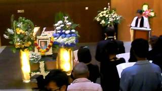 Mr JB Jeyaretnams Funeral at Mandai Crematorium [upl. by Cirda]