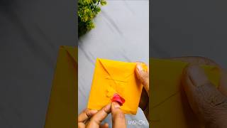 Unique style envelope making how to make sagun ka lifafa diy homedecor craft art paper shorts [upl. by Verneuil938]