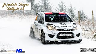 Grizedale Stages Rally 2023  SNOW HD [upl. by Eppesuig]