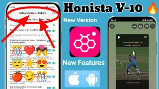 honista version 10 new update 🥳 New features and settings 🤩 honista iphone story settings 🔥 [upl. by Clarhe]