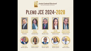 🔴 EN VIVO  Toma de posesión del pleno JCE 20242028 [upl. by Gwynne292]