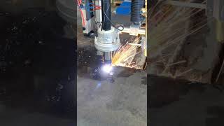 Portable air cnc plasma cutting machine with beam and control panel 400A [upl. by Brieta]