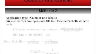 Calcul déchelle [upl. by Dryden662]