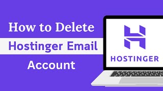 How to Delete mail on Hostinger [upl. by Shaper676]