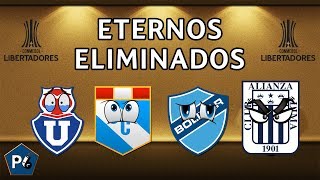 11 EQUIPOS MÁS ELIMINADOS DE LA COPA LIBERTADORES [upl. by Haerle]