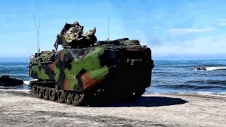 Beach Raid US Marines • AAVs Roll In From The Sea [upl. by Vaios]