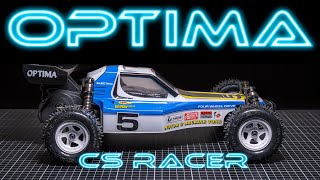 KYOSHO OPTIMA CS BUILD  Optima  Options  Competent Vintage Class Carpet Racer [upl. by Josephson]