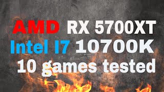 I7 10700K RX 5700XT 1080p 1440p 10 Games Tested [upl. by Eseela404]