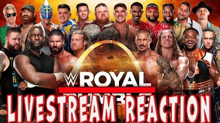 WWE Royal Rumble 2022 Livestream and Reactions [upl. by Etireugram]