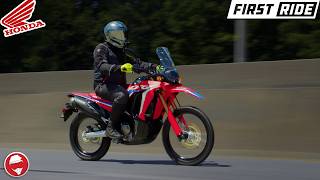 2024 Honda CRF300L Rally  First Ride [upl. by Dulcea]