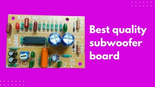 best quality subwoofer board [upl. by Eulalie]