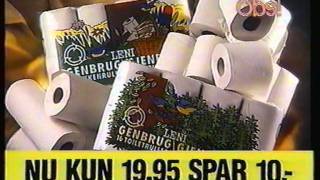 TV2 reklameblok fra 1990erne [upl. by Ahseikal166]