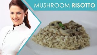 Mushroom Risotto Vegetarian recipeShipra Khanna [upl. by Syman]