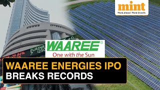 Waaree Energies IPO Breaks Record of Bajaj Housing Tata Tech  Complete Details About the Company [upl. by Shanan126]