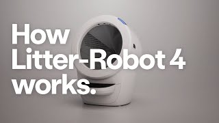 How LitterRobot 4 Works  SelfCleaning Litter Box [upl. by Saalocin]