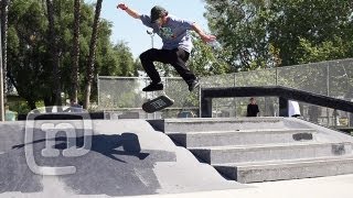 Skateboard Trick Tip Tailslide Kickflips With Dave Bachinsky [upl. by Norek855]