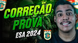 ESA 2024  Correção da prova de matemática [upl. by Anawyt]