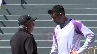 Pezzolano en el último entrenamiento del Real Valladolid [upl. by Ayoral]