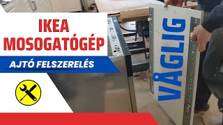 Ikea mosogatógép ajtó felszerelés Vaglig sínnel [upl. by Deryl]