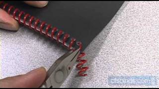 How To Properly Crimp Coil Bound Books [upl. by Lotty]