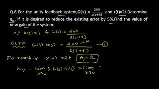 Problem 6  Steady State Error CoefficientsConstants [upl. by Atekal]