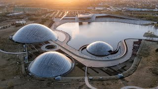 Taiyuan Botanical Garden China by Delugan Meissl Associated Architects DMAA [upl. by Kosse389]