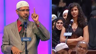 Christian Girl Challenged dr zakir naik about 72 hoors for man in heaven [upl. by Middlesworth]