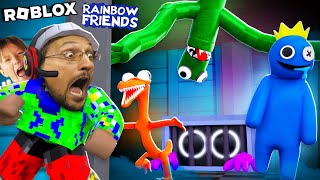 Roblox Rainbow Friends are NOT our Friends 🌈💀 FGTeeV Gameplay w Drizz [upl. by Hellah]