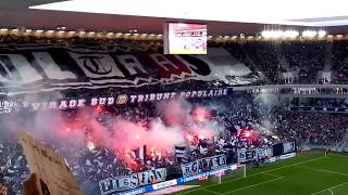 ULTRAMARINES BORDEAUX tifo  ambiance bordeaux marseille [upl. by Lesirg]