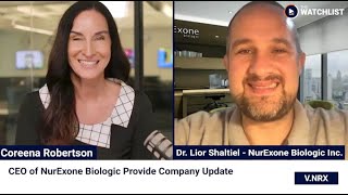 Is NurExone TSXVNRX Poised for Explosive Growth CEO Dr Lior Shaltiel Shares Exciting Updates [upl. by Gayl]