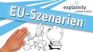 Zukunftsszenarien in der Eurokrise einfach erklärt explainity® Erklärvideo [upl. by Raybin]