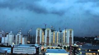 First Lightning Storm of 2013 in Singapore [upl. by Saxet]