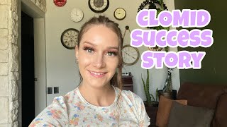 CLOMID SUCCESS STORY  FIRST CYCLE [upl. by Agate985]