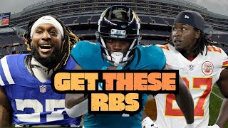 Grab Tank Bigsby amp Top Waiver Wire RBs Week 5 Fantasy Football Targets [upl. by Marilla33]