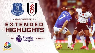 Everton v Fulham  PREMIER LEAGUE HIGHLIGHTS  10262024  NBC Sports [upl. by Kendal]